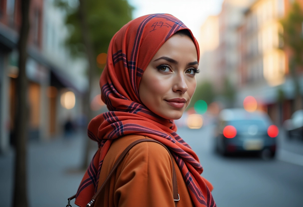 cheveux foulard