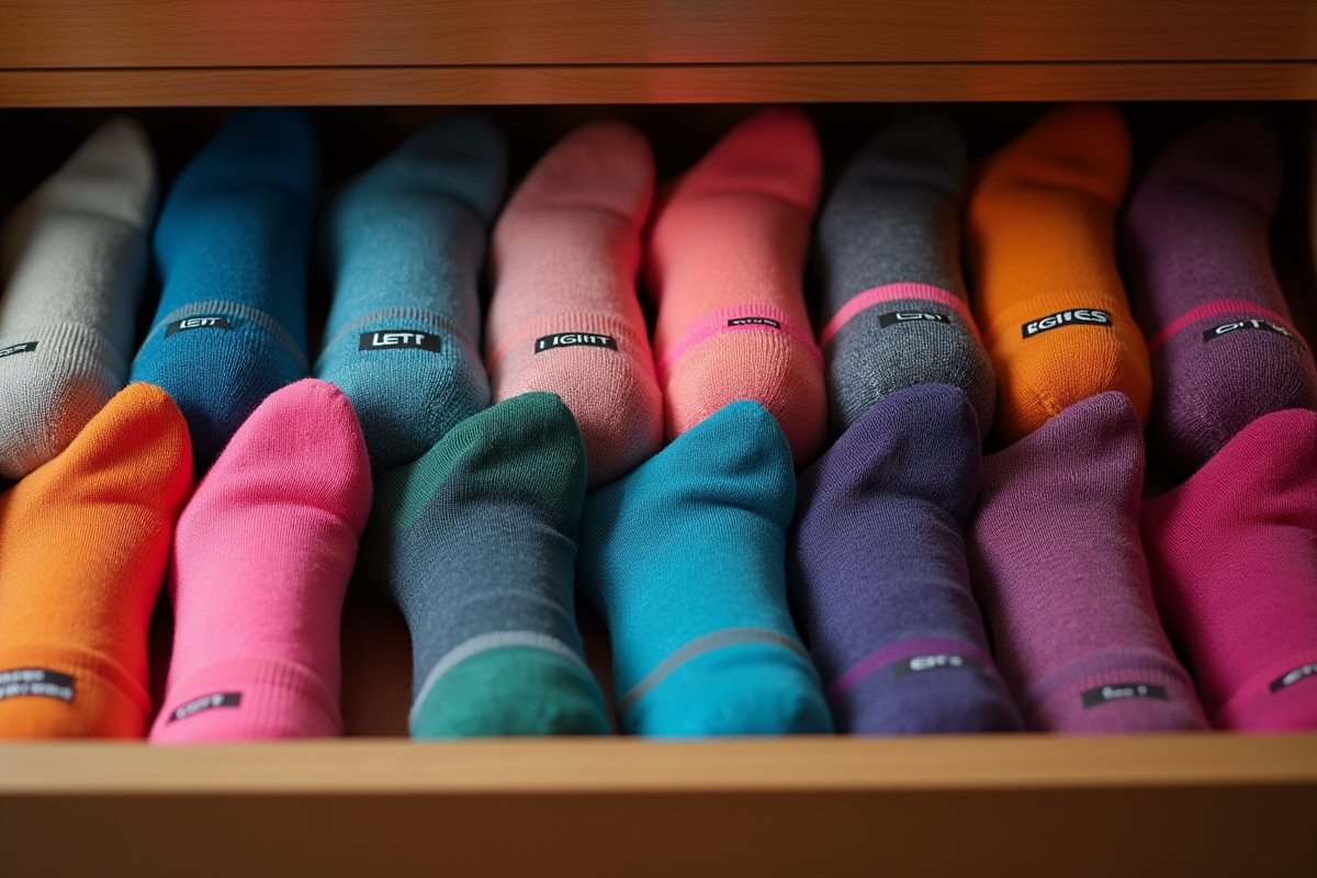 chaussettes assorties